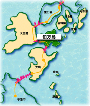 伯方島地図