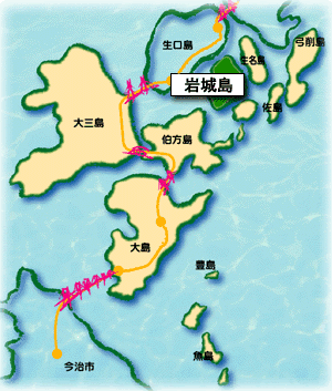 岩城島地図